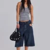 Pantalones cortos «Colossus» índigo con Union Jack