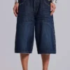 Pantalones cortos «Colossus» índigo con Union Jack