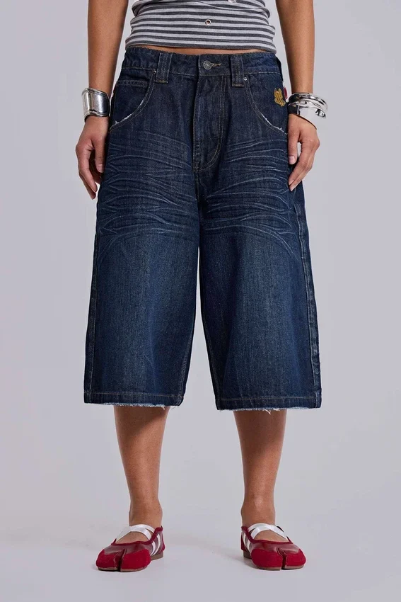 Pantalones cortos «Colossus» índigo con Union Jack