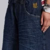 Pantalones cortos «Colossus» índigo con Union Jack