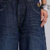 Pantalones cortos «Colossus» índigo con Union Jack