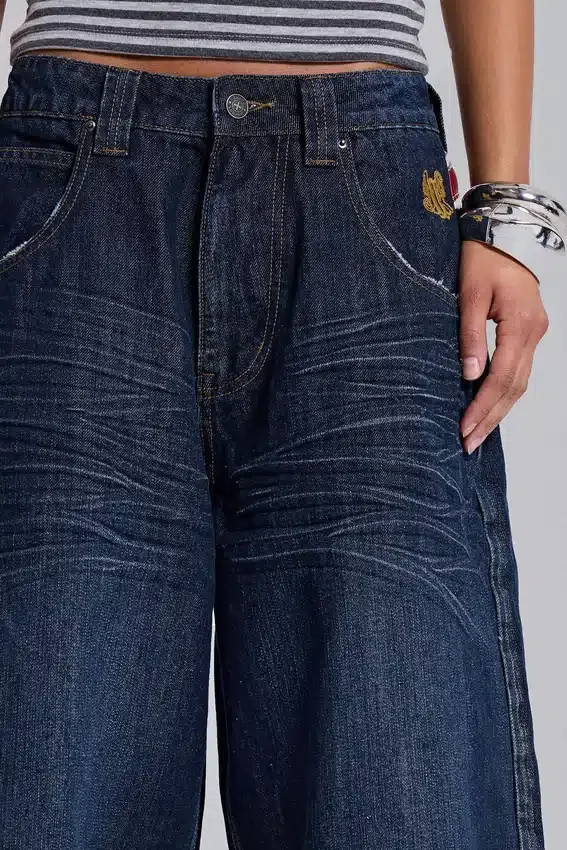 Pantalones cortos «Colossus» índigo con Union Jack