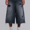 Pantalones cortos de carpintero desgastados «Skate»