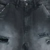 Pantalones cortos de carpintero desgastados «Skate»