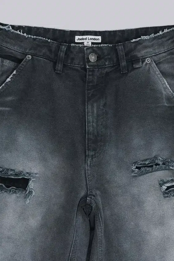Pantalones cortos de carpintero desgastados «Skate»