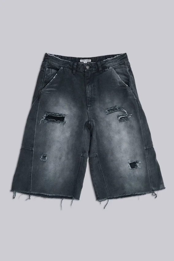 Pantalones cortos de carpintero desgastados «Skate»