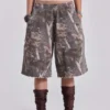 Pantalones cortos de chándal Monster Joggers con estampado de camuflaje Woodland