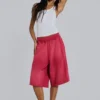 Pantalones cortos de chándal «Monster Joggers» con rayas deportivas rojas