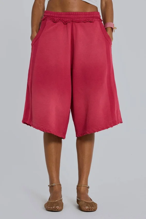 Pantalones cortos de chándal «Monster Joggers» con rayas deportivas rojas