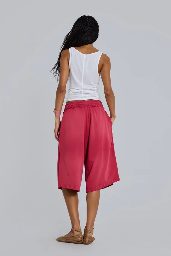 Pantalones cortos de chándal «Monster Joggers» con rayas deportivas rojas
