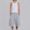 Pantalones cortos de chándal «Waffle Monster Joggers» en gris jaspeado