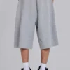 Pantalones cortos de chándal «Waffle Monster Joggers» en gris jaspeado