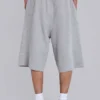 Pantalones cortos de chándal «Waffle Monster Joggers» en gris jaspeado
