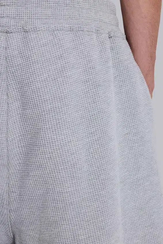 Pantalones cortos de chándal «Waffle Monster Joggers» en gris jaspeado