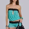 Pantalones cortos de encaje con lunares «Ashlee»