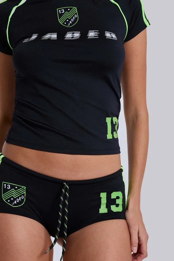 Pantalones cortos de fútbol «Black No. 13»