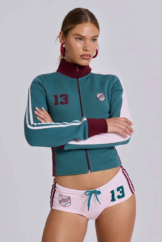 Pantalones cortos de fútbol rosa n.º 13