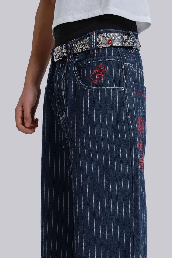 Pantalones cortos de vaqueros a rayas «Ollie»