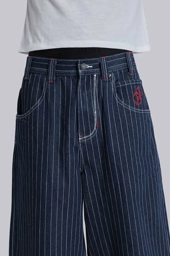 Pantalones cortos de vaqueros a rayas «Ollie»