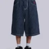 Pantalones cortos de vaqueros a rayas «Ollie»