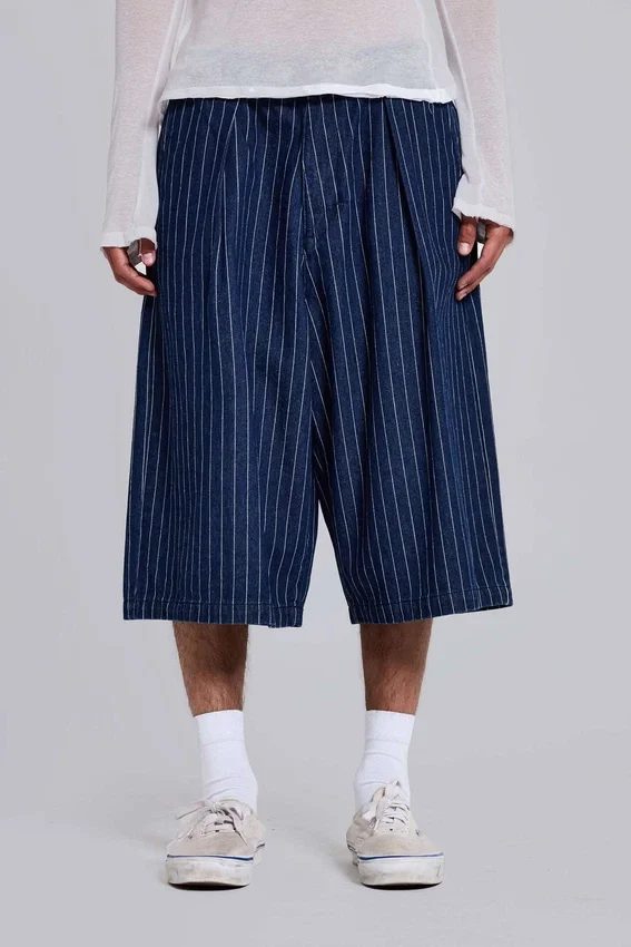Pantalones cortos Goliath Shorts XL de denim a rayas