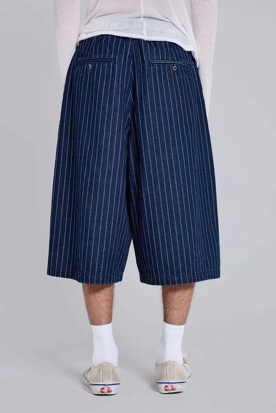 Pantalones cortos Goliath Shorts XL de denim a rayas