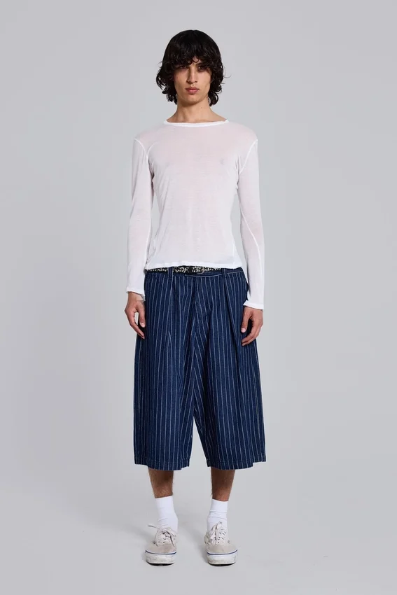 Pantalones cortos Goliath Shorts XL de denim a rayas