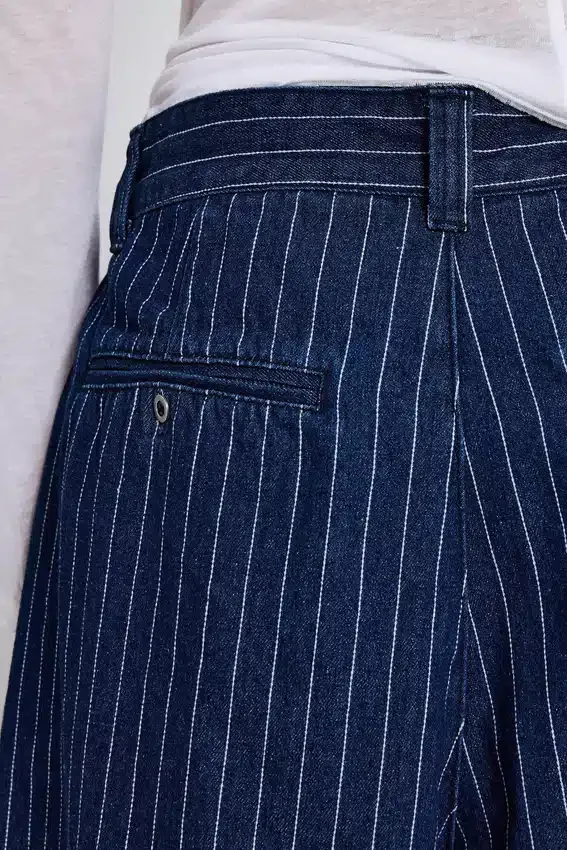 Pantalones cortos Goliath Shorts XL de denim a rayas