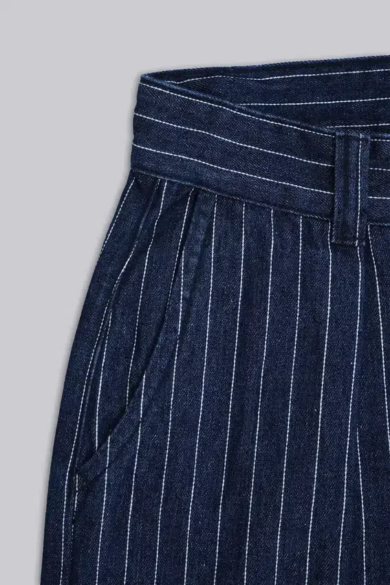 Pantalones cortos Goliath Shorts XL de denim a rayas