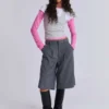 Pantalones cortos grises «Goliath» de corte entallado