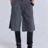 Pantalones cortos grises «Goliath» de corte entallado