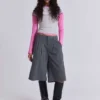 Pantalones cortos grises «Goliath» de corte entallado