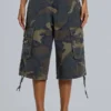Pantalones cortos holgados con estampado de camuflaje «Guerilla»
