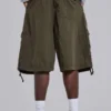 Pantalones cortos holgados de Parachute Cargo color caqui