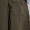 Pantalones cortos holgados de Parachute Cargo color caqui