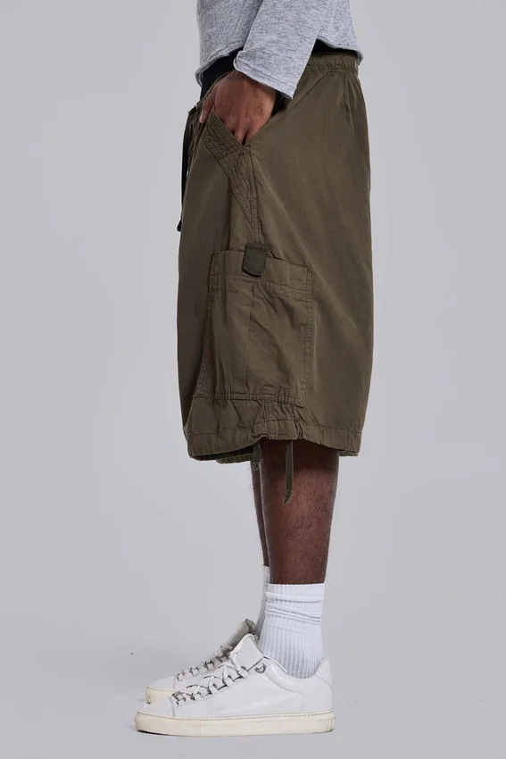 Pantalones cortos holgados de Parachute Cargo color caqui