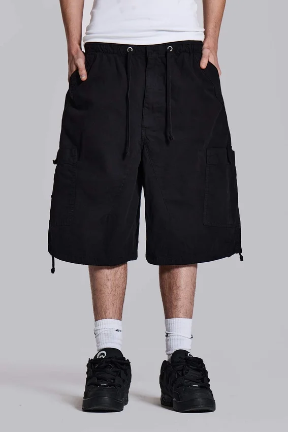 Pantalones cortos holgados de Parachute Cargo negros