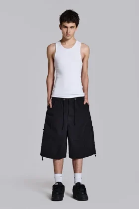 Pantalones cortos holgados de Parachute Cargo negros