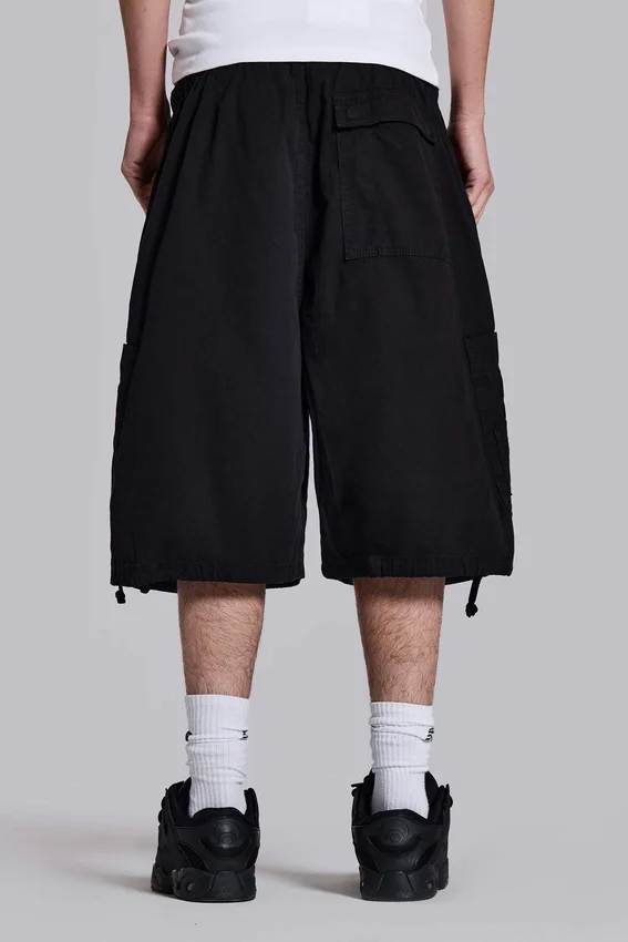 Pantalones cortos holgados de Parachute Cargo negros