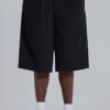 Pantalones cortos holgados entallados «Goliath» negros