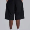 Pantalones cortos holgados entallados «Goliath» negros