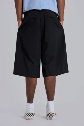 Pantalones cortos holgados entallados «Goliath» negros