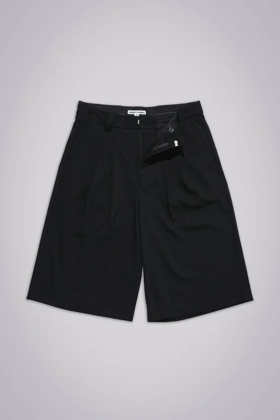 Pantalones cortos holgados entallados «Goliath» negros