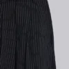 Pantalones cortos holgados Goliath negros a rayas finas