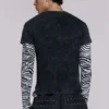 Pantalones cortos holgados Goliath negros con tachuelas, talla XL