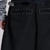 Pantalones cortos holgados Goliath negros con tachuelas, talla XL