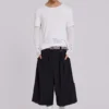 Pantalones cortos holgados «Goliath Shorts» XL a rayas finas negros
