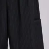 Pantalones cortos holgados «Goliath Shorts» XL a rayas finas negros