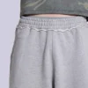 Pantalones cortos holgados tipo jogger «Monster» en gris jaspeado