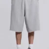 Pantalones cortos holgados tipo jogger «Monster» en gris jaspeado